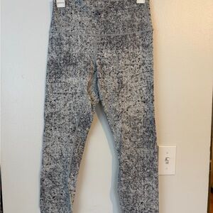 Lululemon Athletica Black and White Speckled Leggings